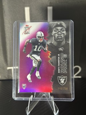 Topps 2025 Topps Signature Class Dont'e Thornton Jr. Raiders RC #181 148/250
