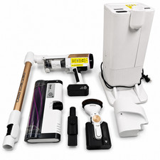 Shark Detect Pro Cordless Vacuum Auto Empty Dock IW3611UKT White Gold