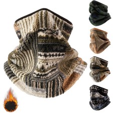 Tactical Neck Gaiter Warmer Fleece Mask Cover Hunting Mask Winter Cold Weather