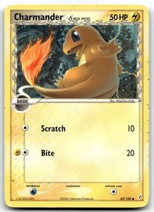 Charmander (Delta Species) 49/100 EX Crystal Guardians Common