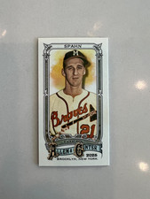 2025 Topps Allen & Ginter #33 Warren Sphan Mini A&G BACK SP - Braves HOF