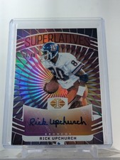 2024 Panini Illusions - Superlatives Rick Upchurch #S-RUH Red /49 (AU)