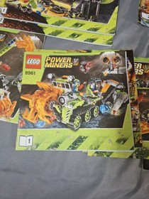 Lego Power Miners 8964 8191 8709 8959 8961 8191  8958 8189 8962 Instructions Lot