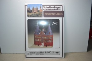 Schreiber-Bogen "Holstentor Lubeck" # 596 paper model. New, wrapped.