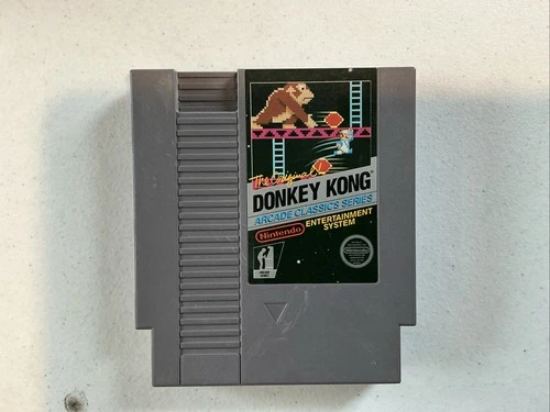The Original Donkey Kong Arcade Classics Series 5 SCREW Nintendo NES Tested