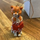 Vintage Disney Christmas Magic Ornament Thomas O’Malley Grolier In Box — photo 1