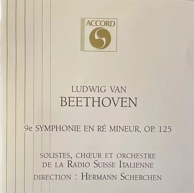 9. Minor Sinfonie Op.125, Ludwig van Beethoven, Hermann Scherchen und Ork