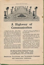 Magazine Ad - 1909 - AT&T / Bell System