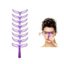 8 Styles Eyebrow Stencils Washable Eyebrow Stencils,Eyebrow Shaping Tool Ki...