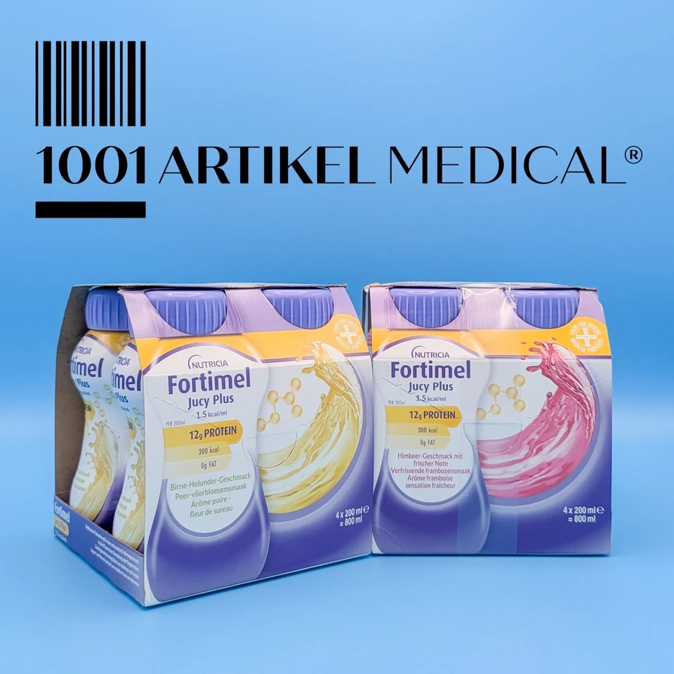 NUTRICIA FORTIMEL Jucy Plus Mischkartonarton 32 x 200ml - PZN 18827303 MHD 28.02.26