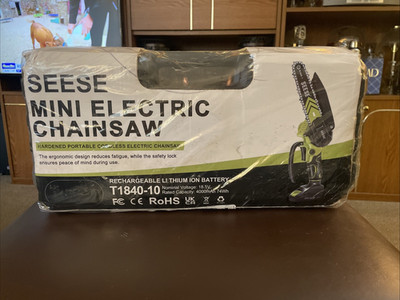Seese, 6 Inch Brushless Mini Electric Chainsaw, 18.5V, T1840-10 Brand new Sealed