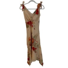 Dress Sz S Vintage 90's Y2K Fairycore Whimsical Romantic Babydoll Midi Asymetric