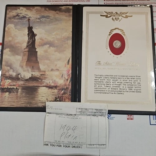 The Silver Winged Liberty Mercury Dime US Commemorative Fine Art Gallery