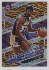 2023 Panini Spectra International Red & Yellow Prizm 1/49 Magic Johnson HOF 7y2