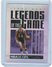 2020-21 Hoops #27 Jerry West Legends of the Game Silver #/199