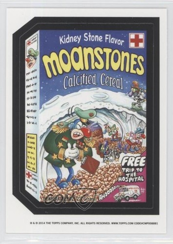 2014 Topps Wacky Packages Old School Series 5 Die-Cut Pop-Outs Moanstones 0e3 - Zdjęcie 1 z 3