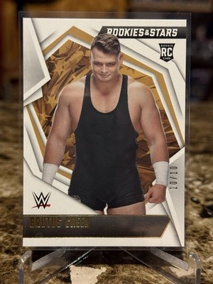 2022 Panini Chronicles WWE Brutus Creed 10/10 Gold Rookies & Stars RC 1/1 #187