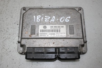 Engine control unit 03E906033AM, 5WP4423703 Seat Ibiza III 6L 1.2 BME Built 06