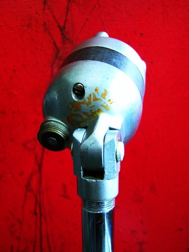 Vintage 1940's American D4T dynamic microphone w E.V stand DISPLAY PROP REPAIR - Picture 9 of 12