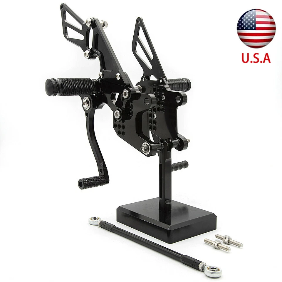 Pedal GP apoio para os pés traseiro NINJA ZX10R 2006-2010 ZX 10R CNC - Imagem 3 de 4