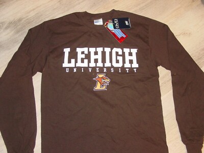 LEHIGH University MOUNTAIN HAWKS  long sleeve  Engineers T-Shirt NEW  ...  SMALL
