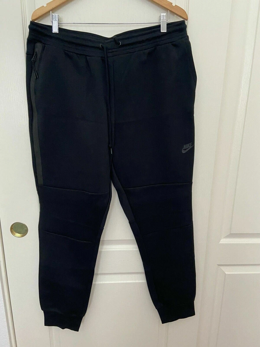 Nike Tech Fleece Pants 2.0 Cuffed Black / Black 585204 - 010 Menu0026#039;s  size 2XL RARE | eBay