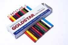 GoldStar China Markers Peel Off Grease Wax Pencil (12 Count) US Seller