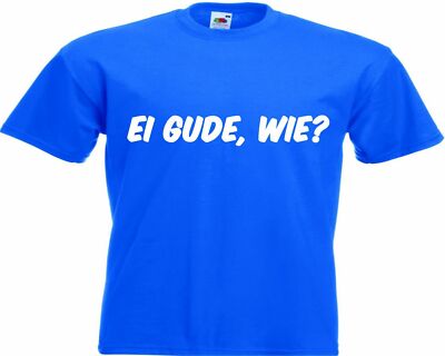 Motiv Fun T-Shirt Ei Gude Wie Hessen Frankfurt Hessisch Rheinhessen Motiv
