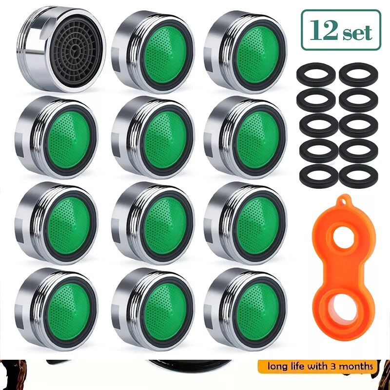 12 Set Perlator Strahlregler M24 Wasserhahn Sieb Einsatz Perlatoren Luftsprudler - Bild 2 von 4