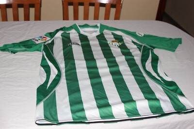 Offizielles Real Betis Balompié Fußballtrikot Marke RBB Größe XL Nr. 14 Capi