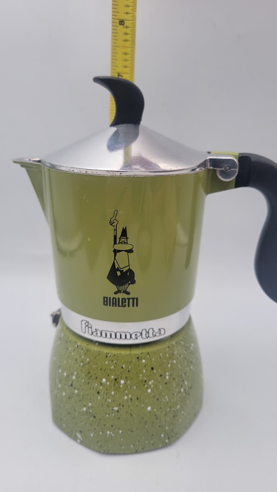 Bialetti Fiammetta Stovetop Espresso Maker Moka Colors Green 1 Cup Mini