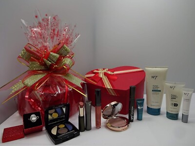 No7 Make Up & Skincare Collection Geschenkkorb + gratis Kristallring, Beauty Paket