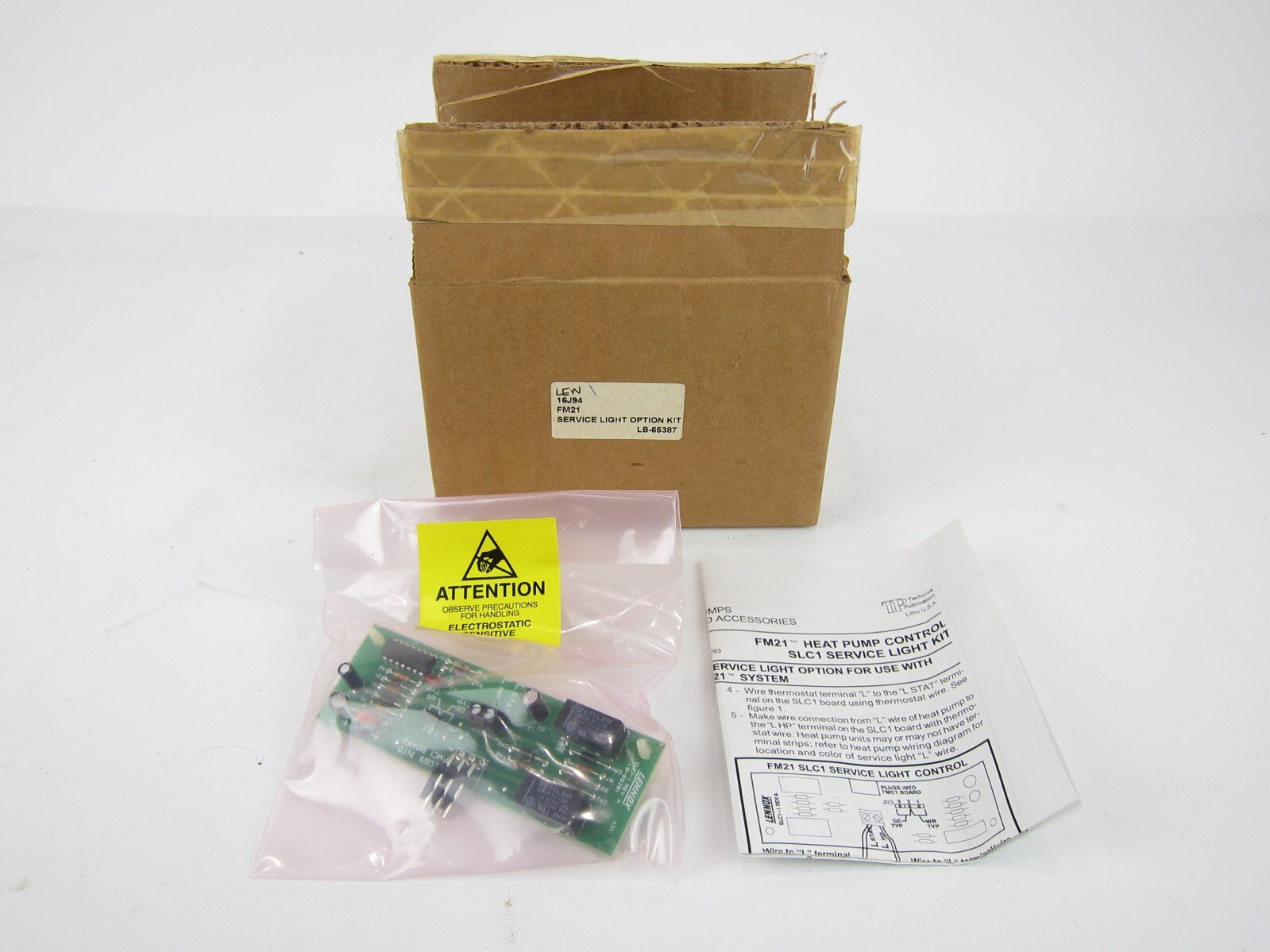 NEW Lennox 16J94 Service Light Option LB-65387 FM21 Fuelmaster 21