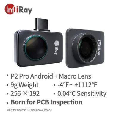 Official InfiRay Infrared P2 PRO+ Thermal Imager Industrial Night Vision Android