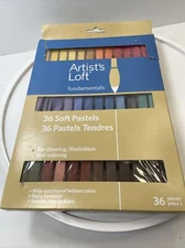 Artists Loft Soft Pastels 36 Pieces Art Supplies- Vtg NIB