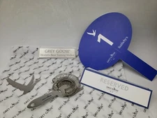 GREY GOOSE COLLECTION BONZER STAINLESS Uckfield England Cocktail Strainer 