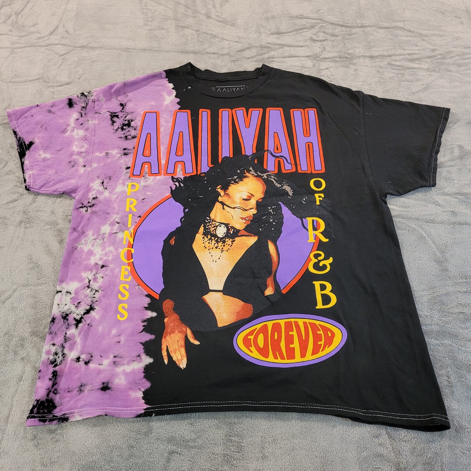 purple aaliyah shirt