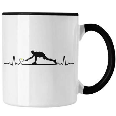 Trendation - Tennis Herzschlag Geschenk Trainer Coach Tennisspieler Geschenkidee