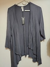 24 Seven Comfort Apparel Jacket Cardigan Light Weight Type Brand New Size Xl