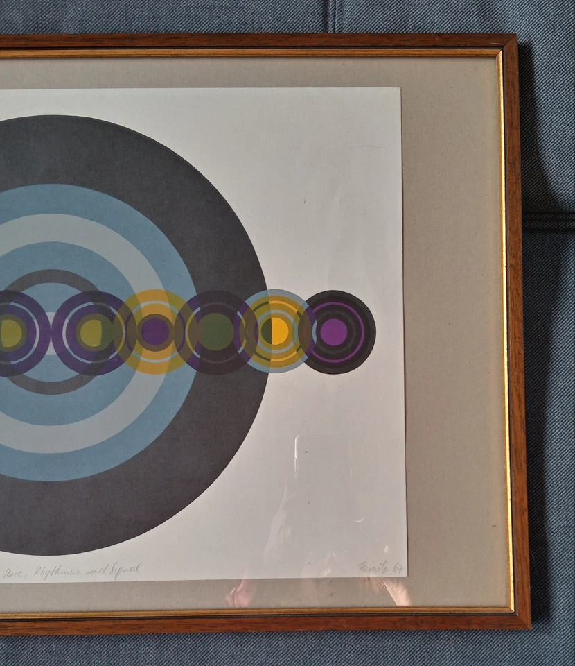 Herrmann Painitz, Serie Rhythmus und Signal, Siebdruck signiert nummeriert Bild - Bild 4 von 4