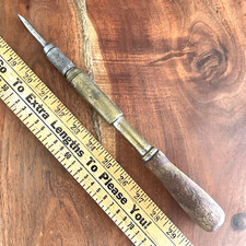 Vintage North Bros. Yankee No 30A Ratcheting Spiral Drive Screw Driver