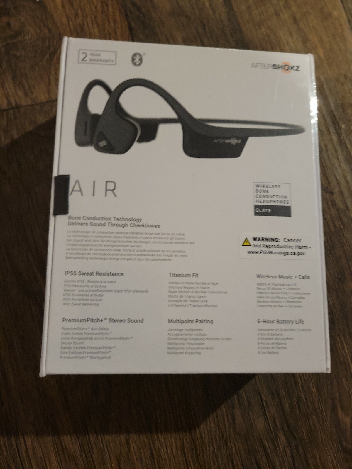 AfterShokz AS650SG Trekz Air Open-Ear 