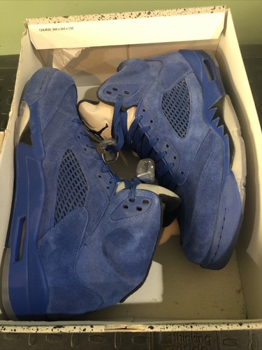 5s blue suede