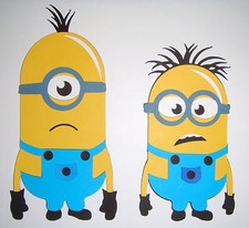 Minions Despicable Me Paper Die Cut Paper Piecing Scrapbook Embellishment