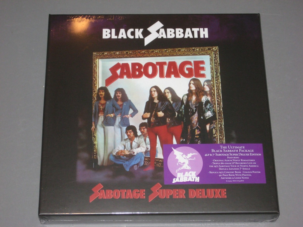 BLACK SABBATH Sabotage Super Deluxe Edition 4LP + 7