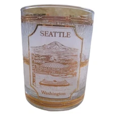 Vintage Seattle Highlights Double Old Fashion Unmarked Culver GUC