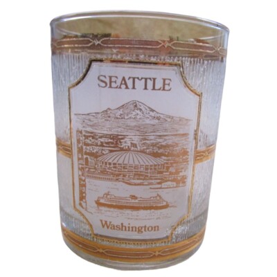 Vintage Seattle Highlights Double Old Fashion Unmarked Culver GUC