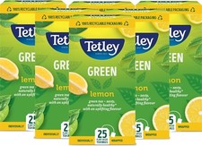 Tetley Green Lemon Tea 6 x 50 = 300 Tea Bags BBD 06/2026