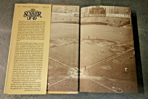 1989 SUMMER OF '49 SIGNED BOOK GOOD CONDITION DOM DIMAGGIO GREAT BASEBALL BOOK - Picture 5 of 9