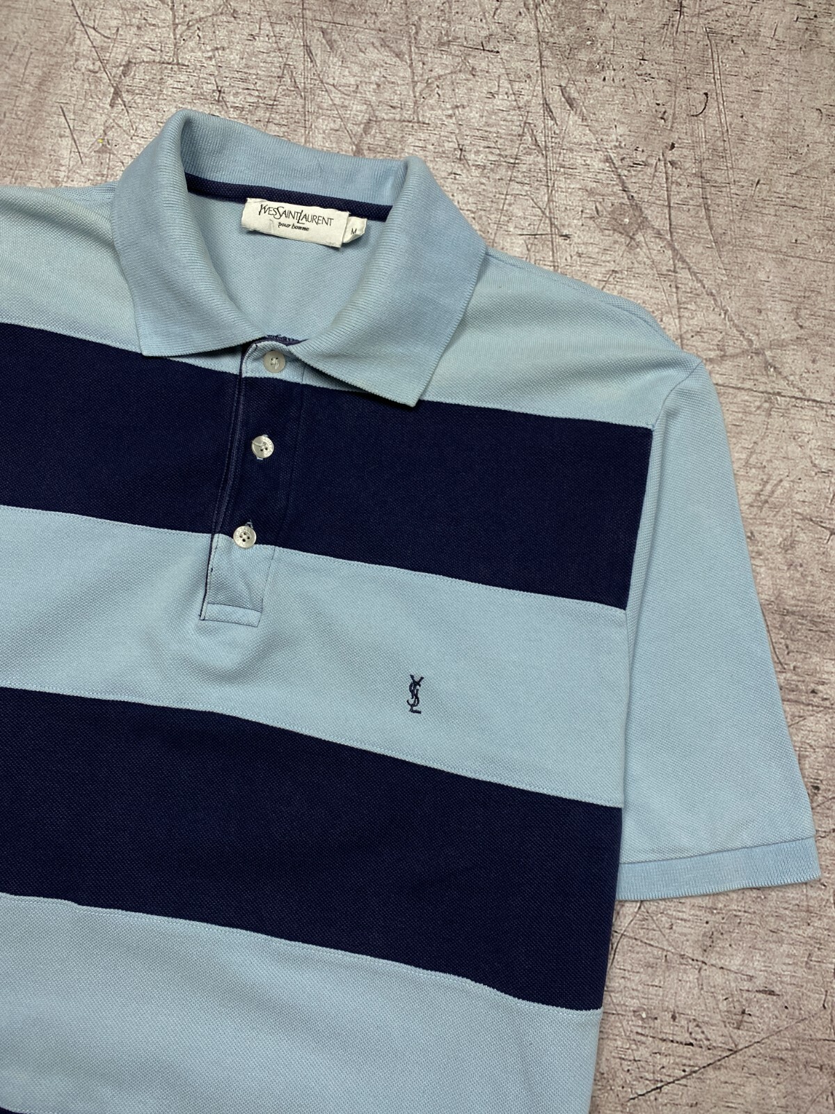 Polo uomo a righe Yves Saint Laurent vintage taglia M